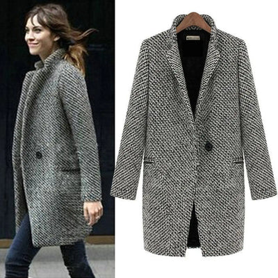 Cheska | Giacca lunga Cappotto in lana