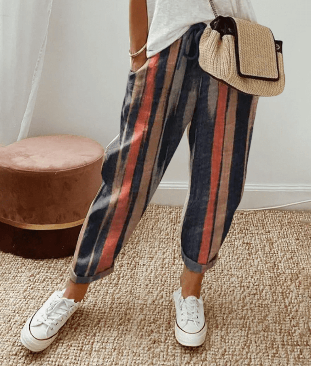 Ella™ Pantaloni Chic in Cotone e Lino: 1+1 GRATIS