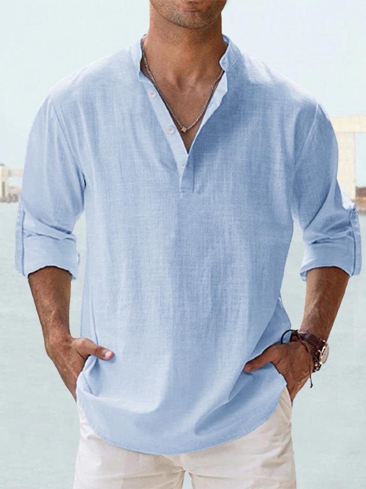 SANDRO | CAMICIA DI LINO CASUAL