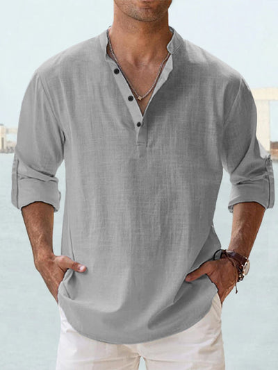 SANDRO | CAMICIA DI LINO CASUAL