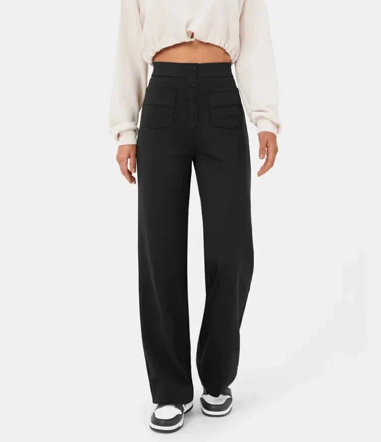 High-waisted |  Pantaloni casual elasticizzati