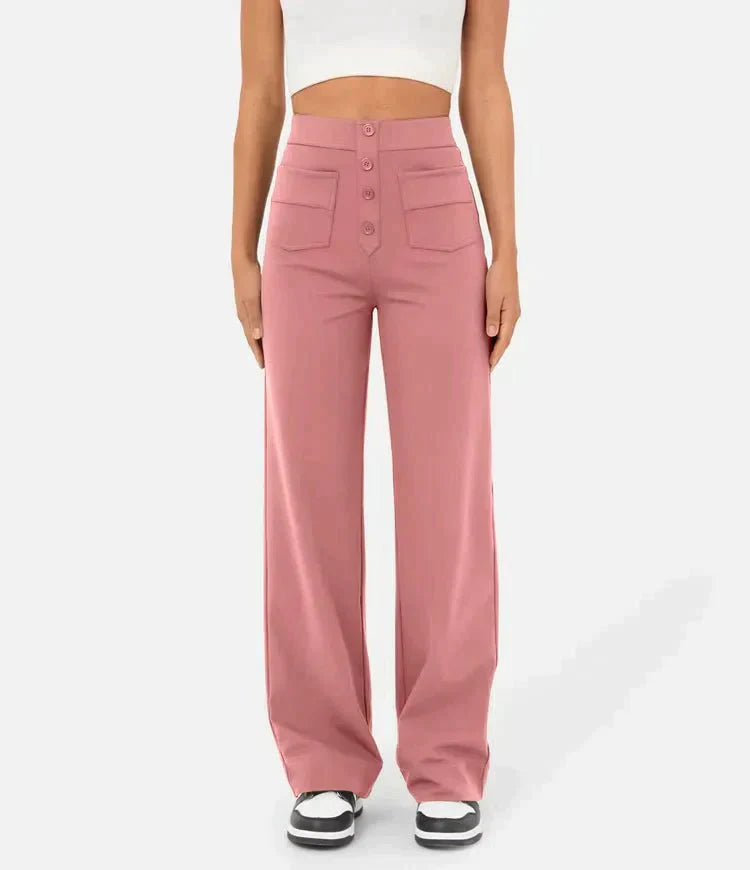 High-waisted |  Pantaloni casual elasticizzati