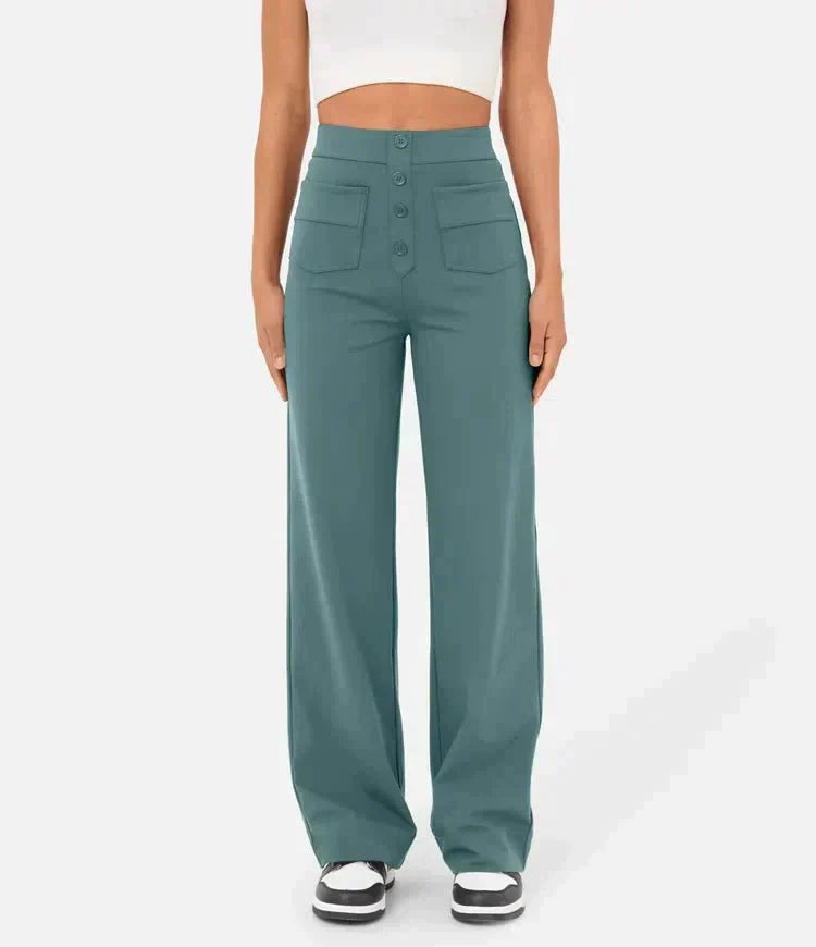 High-waisted |  Pantaloni casual elasticizzati